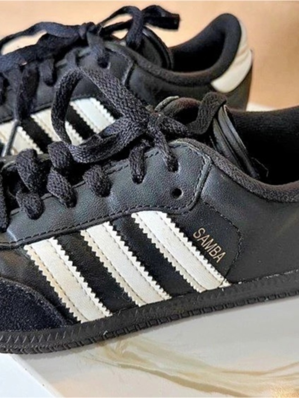 adidas Samba Black & White Sneakers